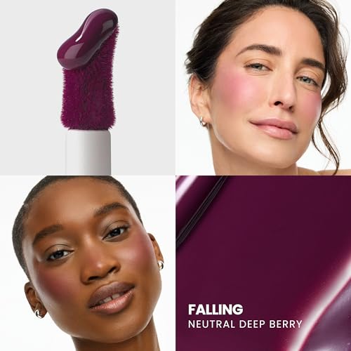 Wonderskin Falling Liquid Blush Stain - All-Day, Transfer-Proof & Long-Lasting