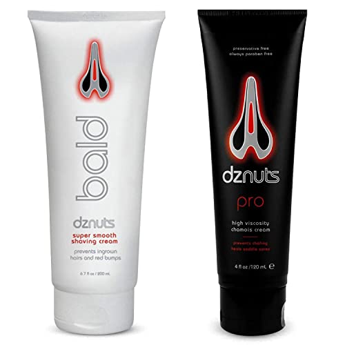 dznuts Men's Pro Chamois Cream, Anti -Chafing Cream for Saddle Sores, Chafing, Rubbing, Inner Thighs Friction for Cyclists, Runners, Triathletes