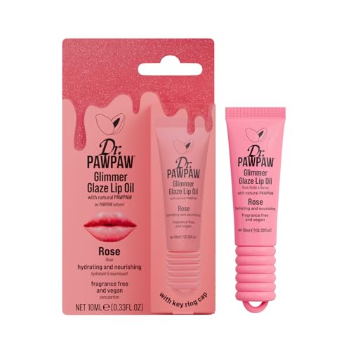 Dr. PAWPAW Glimmer Glaze Rose Lip Oil 10ml