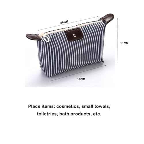 2 Pack Make Up Bag for Traveling,Preppy make up bag,Toiletry Bag,Nylon Cosmetic Bag,Light Pink Makeup Bag,Skin Care Bag£¬Tiny Makeup Bag