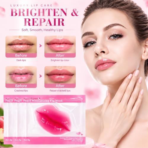 Gold & Collagen Eye & Lip Mask Set for Anti-Aging & Hydration - 30 Pairs