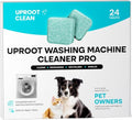 Uproot Clean Washing Machine Cleaning Tablets for Pet Owners, 24 Pack