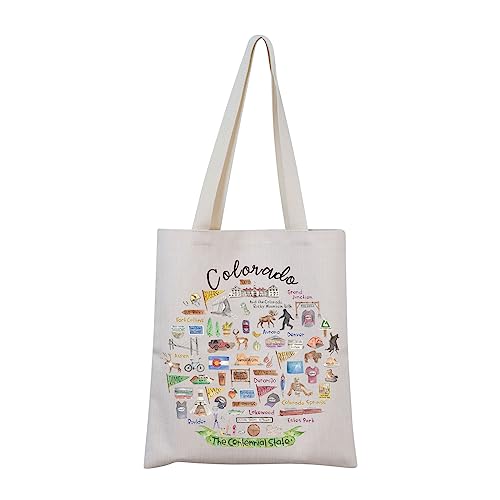 Colorado Welcome Tote Bag - Travel Gift with Colorado Design
