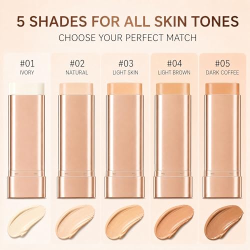 Luminous Dual-Ended Foundation Stick with Brush - Long-Wear Concealer