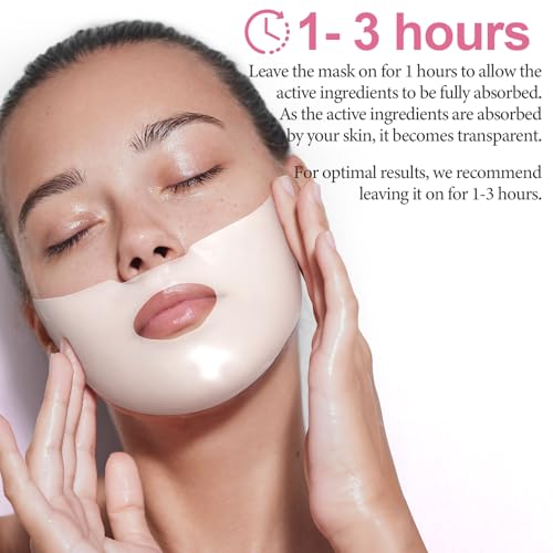 Deep Collagen Face Mask, Bio-Collagen Overnight Facial Mask, Hydrating Firming Anti-Aging and Moisturizing, Korean Skincare Masks, Stocking Stuffers for Women & Teen Girls, 37g, 4ea