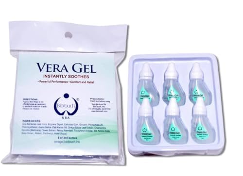 Biotouch Aloe Vera Gel for Permanent Makeup Aftercare, 3ml 6-Pack