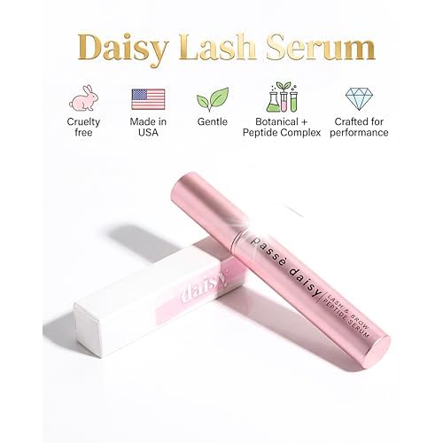 Eyelash Growth Support Serum, Promotes Fuller & Longer Lashes, Korean Skincare Driven Multi Peptide Infused Formula, Includes Biotin, Vitamins, Fragrance Free, Advanced Nourishment