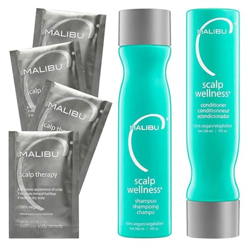 Malibu C Scalp Wellness Shampoo & Conditioner Set 33.8oz