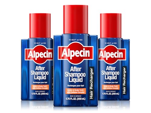 Alpecin After Shampoo Caffeine Liquid 6.76 fl oz (Pack of 3)