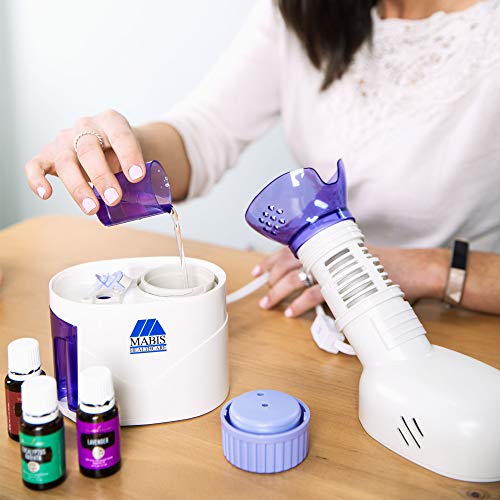 MABIS Facial Steamer with Aromatherapy Diffuser & Face Mask