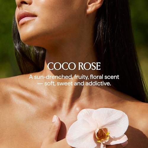 HERBIVORE Coco Rose Coconut Oil Body Polish | Exfoliating Body Scrub with Shea Butter | Smooths & Softens Skin, Plant-Based, Vegan, for All Skin Types