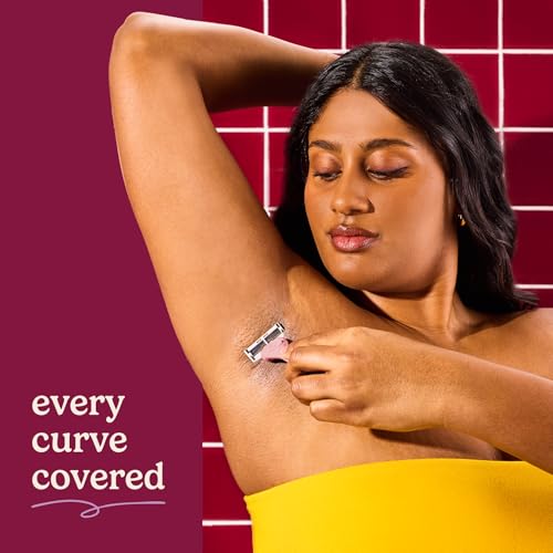 Dollar Shave Club Women Guest Pass Maroon Body Shave Starter Kit