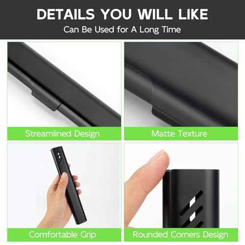 Travel Toothbrush Case, 2Pack Portable Toothbrush Holders, Durable Aluminum Toothbrush Storage Box, Small Breathable Manual Toothbrush Container for Traveling, Camping, Business Trip - Black