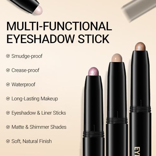 Erinde Waterproof Cream Eyeshadow Stick - Mocha Brown