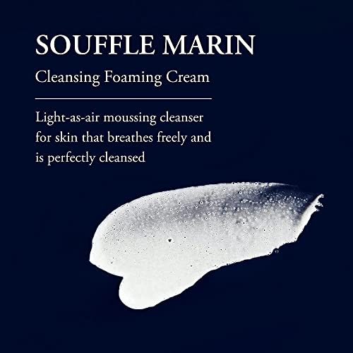 Phytomer Souffle Marin Foaming Facial Cleanser Cream | Moisturizing Face Wash Renews Dull Skin | Gentle, Light-as-Air Foaming Exfoliator | Natural Ingredients, Sustainable & Eco-Friendly | 150 ml
