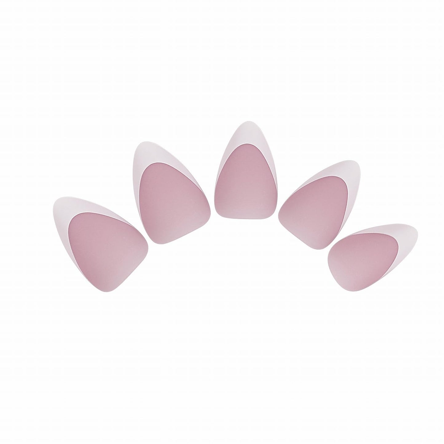 Allkem Soft Gel Nail Tips - Extra Short French Stiletto Nail Extensions Kit - 12 Sizes Long Full Cover Nails - Neutrals - Chic (360 Pieces)