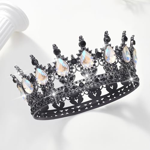 Queen Rhinestone Wedding Crown Tiara for Women