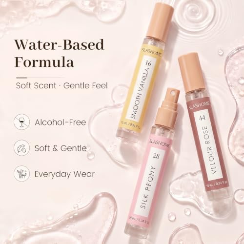 Hair Perfume Set for Women, 3x10mL Alcohol-Free Mist