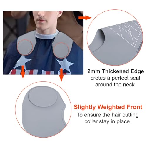 Silicone Hair Cutting Collar – Waterproof Stylist Cape