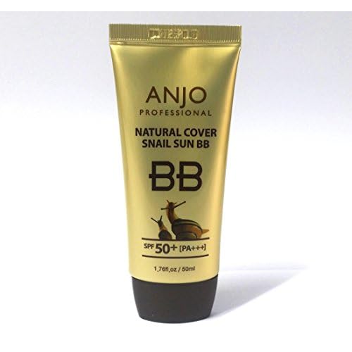 [ANJO] Natural Cover Snail Sun BB Cream SPF 50+PA+++ 50ml X 1EA / Makeup Base/Snail Mucus/Korean Cosmetics
