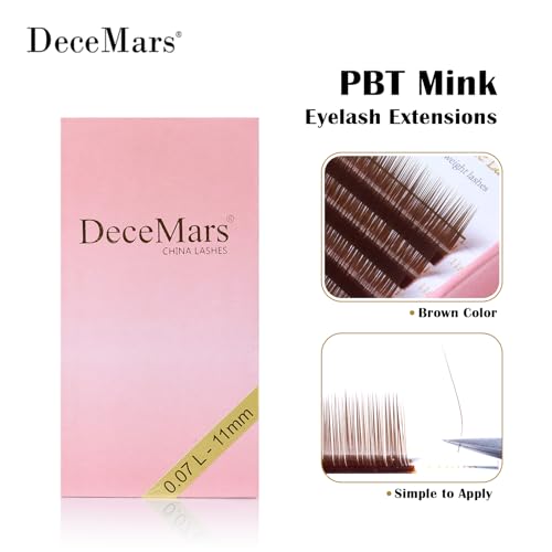 DeceMars LD Curl Eyelash Extensions 0.07mm Mixed Tray