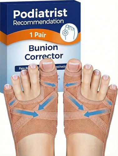 Bunion Corrector for Men and Women - Adjustable Toe Straightener