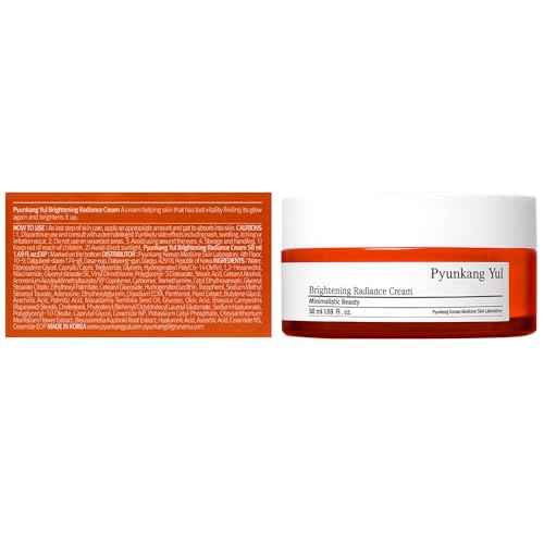 Pyunkang Yul PKY Radiance Vita Cream with Vitamin C and Pearl Extract, 1.69 Fluid Ounces (50 Milliliters) ? Moisturizing Cream for Flawless, Radiant Skin