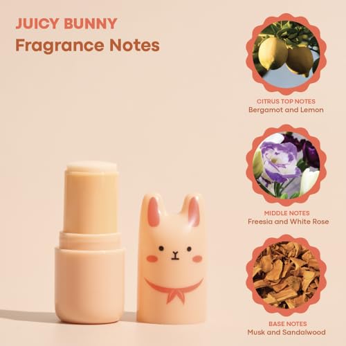TONYMOLY Juicy Pocket Bunny Perfume Stick with Bergamot Lemon & Sandalwood