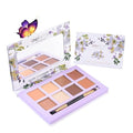 Vegan Eyeshadow Palette with Brush & Mirror - Matte Shimmer