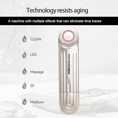 LED Red Light Facial Massager - Pore Cleansing Beauty Device