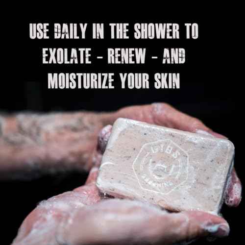 GIBS 7oz Bar Soaps, Long Lasting, Cleansing & Moisturizing