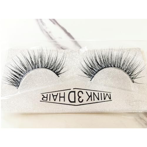 False Eyelashes Cat Eye-Lashes 5D Mink Lashes,Spiky Wispy Natural Long Faux Mink Lashes Strips Soft & Reusable Makeup Professional Fake Eyelashes