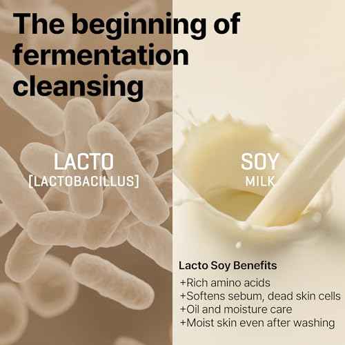SOME BY MI Lacto Soy Enzyme Deep Cleanser ? 3.4oz, 100ml ? Korean Vegan Face Wash with Papain & Soy Enzymes for Pore & Dead Skin Care ? With Hyaluronic Acid for Soothing & Hydration ? Korean Skin Care