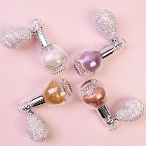 Shimmer Body Highlighter Powder Spray – Air Cushion Glitter