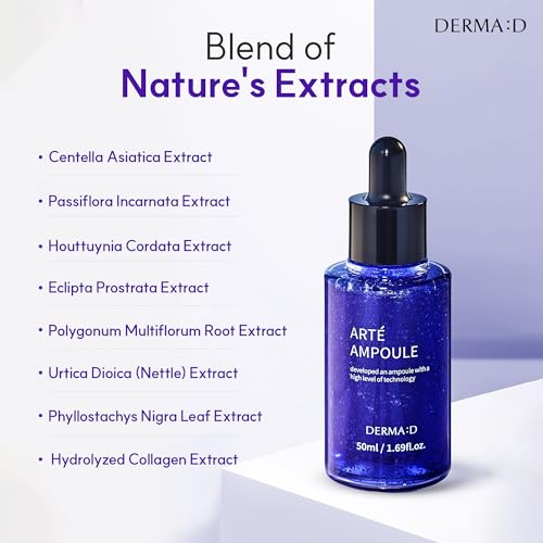 Azulene Ampoule with Vitamin C ? Soothing & Hydrating Korean Face Serum ? Supports a Brighter, Firmer-Looking Complexion ? Anti-Aging Skincare 1.69 fl oz