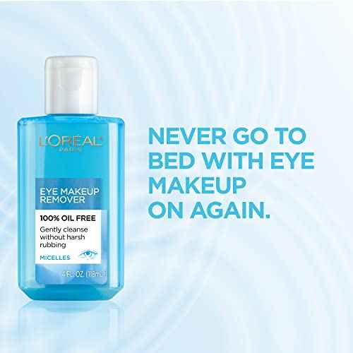 L'Oreal Paris Clean Artiste Oil Free Eye Makeup Remover, 2 Count