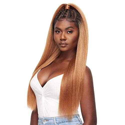 Outre Perfect Hair Line Synthetic 13x6 Faux Scalp Lace Front Wig - KATYA (1B Off Black)