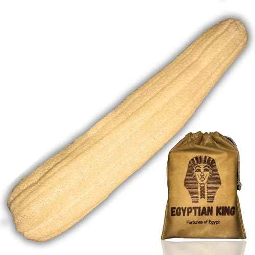 Whole Egyptian Loofah 100% Natural Organic Loofah Exfoliating Scrubber for Shower, Natural Loofah Body Sponge for Men and Women, Cream White