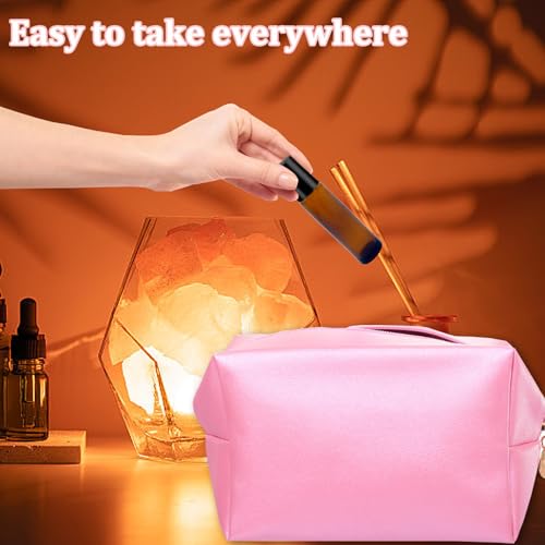 100 Pcs Essential Oil Roller Bottles 10ml Empty Glass Roller Bottles with Stainless Steel Roller Balls Protection Leakproof with 5 Funnel for Travel, Roller Balls For Essential Oils(Brown)