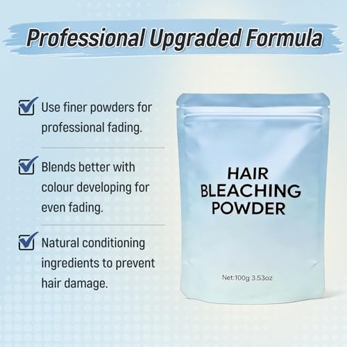 JUANCHI Hair Bleach Powder 100g - Lifts 8 Levels