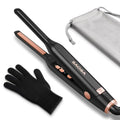 Mini Flat Iron for Short Hair, 0.3" Ultra-Thin Straightener Curler