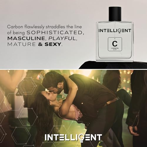 Intelligent Carbon | The Perfect Date Night Fragrance | Sexy, Sweet & Extremely Unique | Eau de Parfum for Men | 3.4 Fl Oz (100 mL)