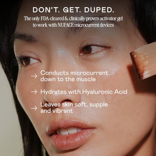 NuFACE IonPlex Aqua Gel Activator 10 oz - Conductive Microcurrent Gel for NuFACE devices