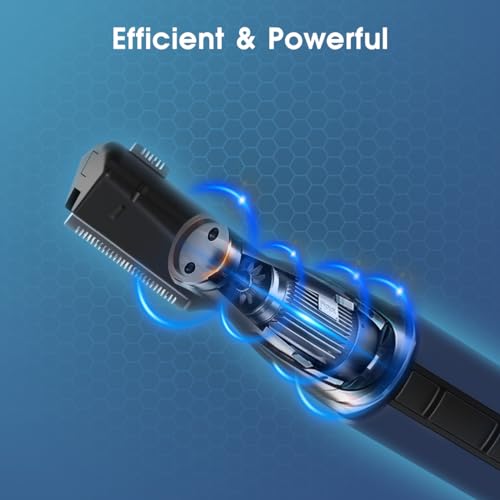Upgraded Eyebrow Trimmer for Men, Precision Detailer Battery-Operated Eyebrow Razor and Shaper, Electric Facial Hair Trimmer with Comb, Dual-Blade Grooming Tool, No Pulling Sensation