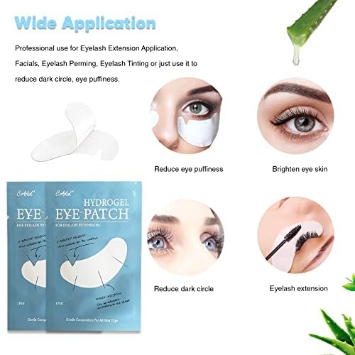 C. ARTIST 100 Pairs V-Shaped Hydrogel Under Eye Pads for Lash Extensions