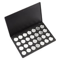 Allwon Empty Magnetic Eyeshadow Palette with 28 Round Pans
