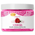 SPA REDI ? Exfoliating Scrub Pumice Gel, Sensual Rose, 16 oz - Manicure, Pedicure and Body Exfoliator Infused with Hyaluronic Acid, Amino Acids, Panthenol and Comfrey Extract