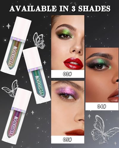 Holographic Chameleon Liquid Eyeshadow by LYSdefeu