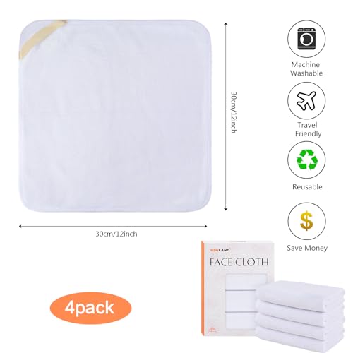 SUNLAND Gifts for Women Includes 4 Pack Microfiber Face Cloths and A Nice Box Perfect for Birthday,Retirement,Anniversary, Mather's Day,Valentine's Day Gift and More Unique Gift Ideas
