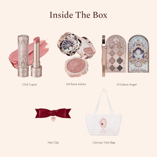 Flower Knows Little Angel 5-Piece Makeup Set with Matte Lipstick, Cream Blush & Eyeshadow